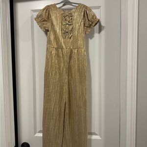 Janie and Jack Gold Kids One Piece